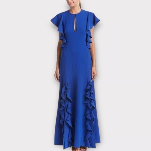 Sachin + Babi Dresses & Skirts - Sachin + Babi Noir Illiana Keyhole Royal Blue Dress